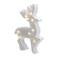 9.75" White Reindeer Christmas Marquee Wall Sign